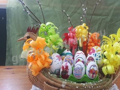 Росписные пасхальные яйца  