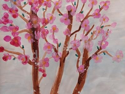 Яблоня в цвету