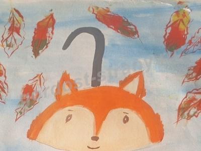 Лисичка в зонтике