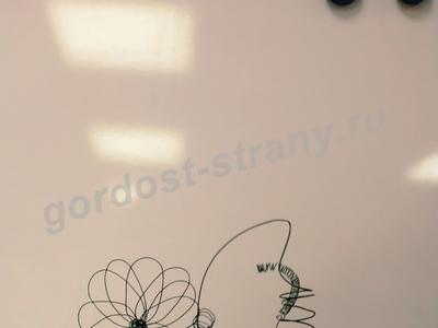 Плетение из металлической проволоки. Букет.