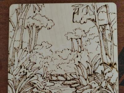 Лесной пейзаж 