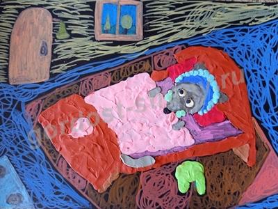 Волк ожидает Красную Шапочку