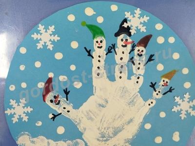 Весёлые снеговики 