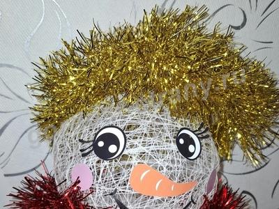 Весёлый снеговик