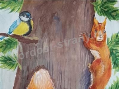 Обитатели зимнего леса