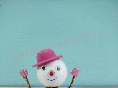 Я весёлый снеговик