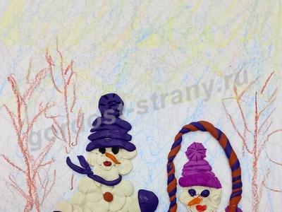 Весёлые снеговики