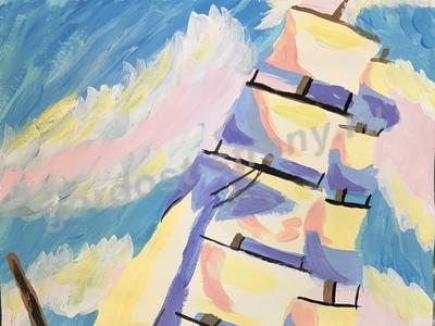 Корабль с парусами