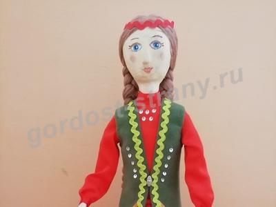 Кукла в башкирском костюме