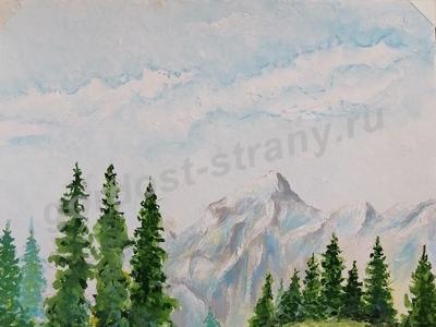 Весенние горы 