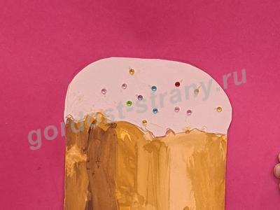 Кулич с яйцами