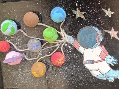 В открытом космосе