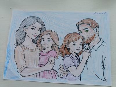 Моя любимая семья.