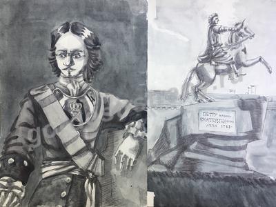 Портрет Петра. Диптих